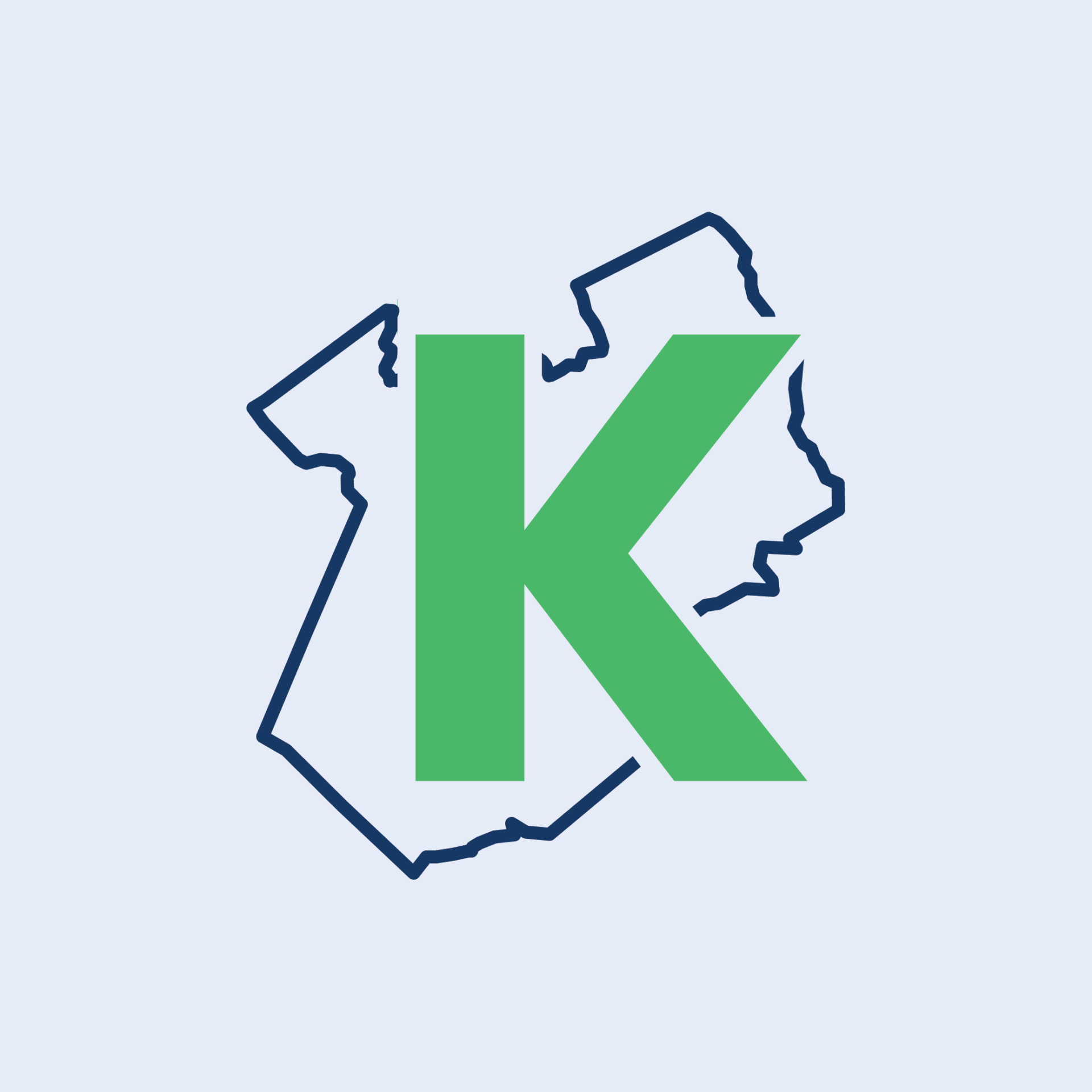 KC Chamber Icon on blue